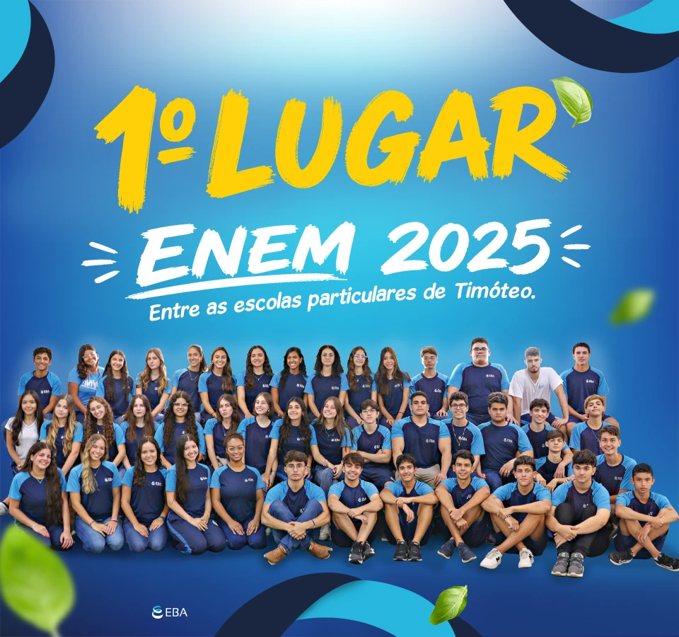 1º Lugar ENEM 2025 - Escolas particulares de Timóteo